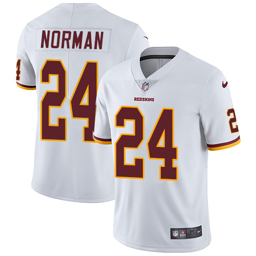 2019 Men Washington Redskins 24 Norman white Nike Vapor Untouchable Limited NFL Jersey